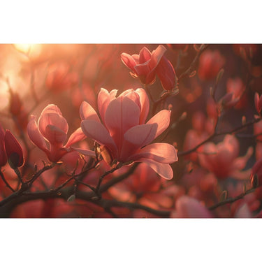 Canvas of a Magnolia Flower